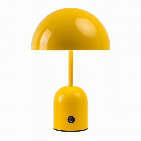Luminária Abajur de Mesa Bell Lumine Touch 30cm Conceito Amarelo 