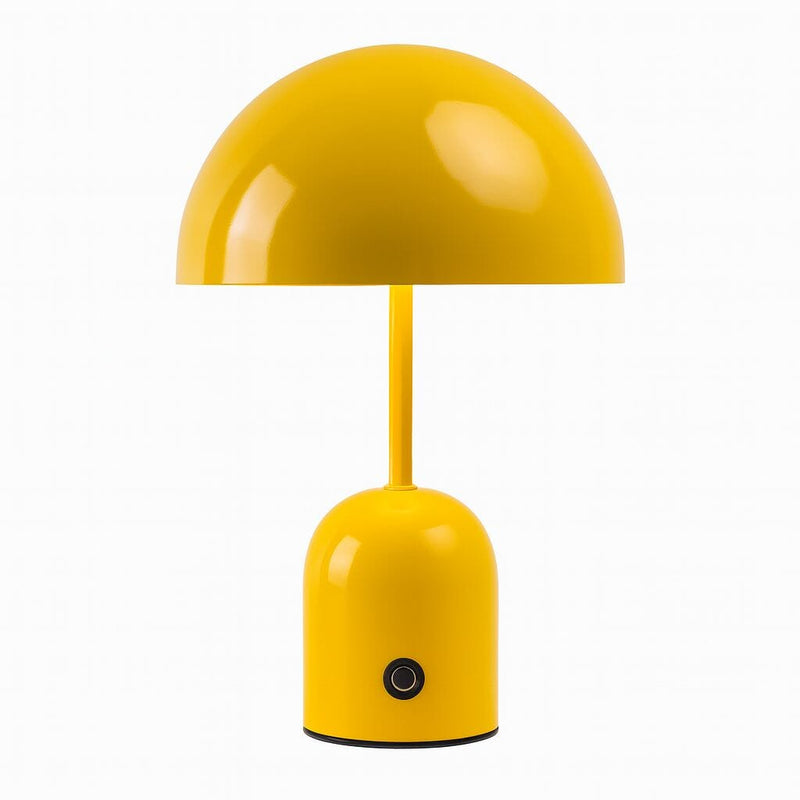 Luminária Abajur de Mesa Bell Lumine Touch 30cm Conceito Amarelo 