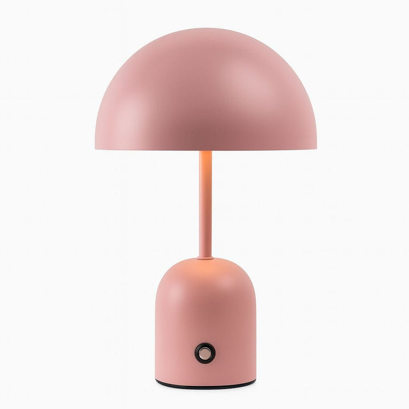 Luminária Abajur de Mesa Bell Lumine Touch 30cm Conceito Rosa 