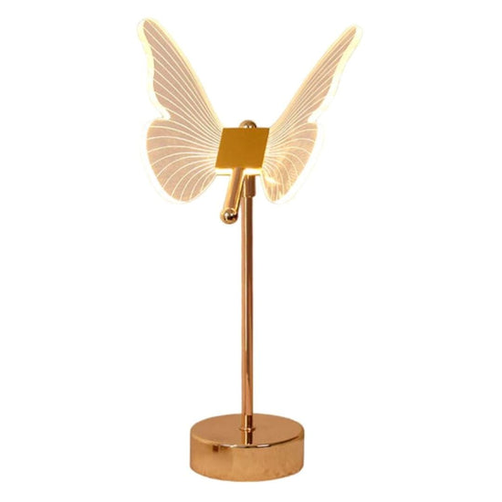 Luminária Abajur de Mesa - Butterfly 43cm Abajur - 0001 Conceito 