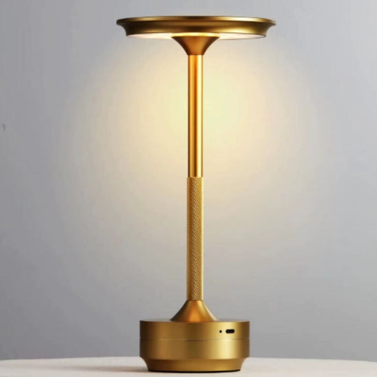 Luminária Abajur de Mesa Candeeiro Touch Essenza Recarregável USB Abajur - 0062 Conceito 