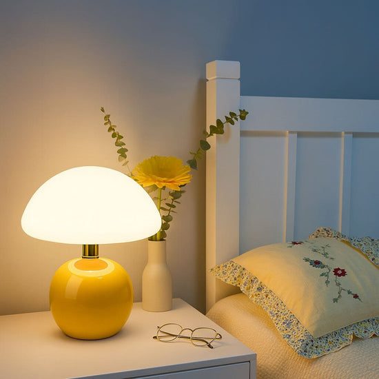 Luminária Abajur de Mesa Cogumelo Abajur - 0026 Conceito 