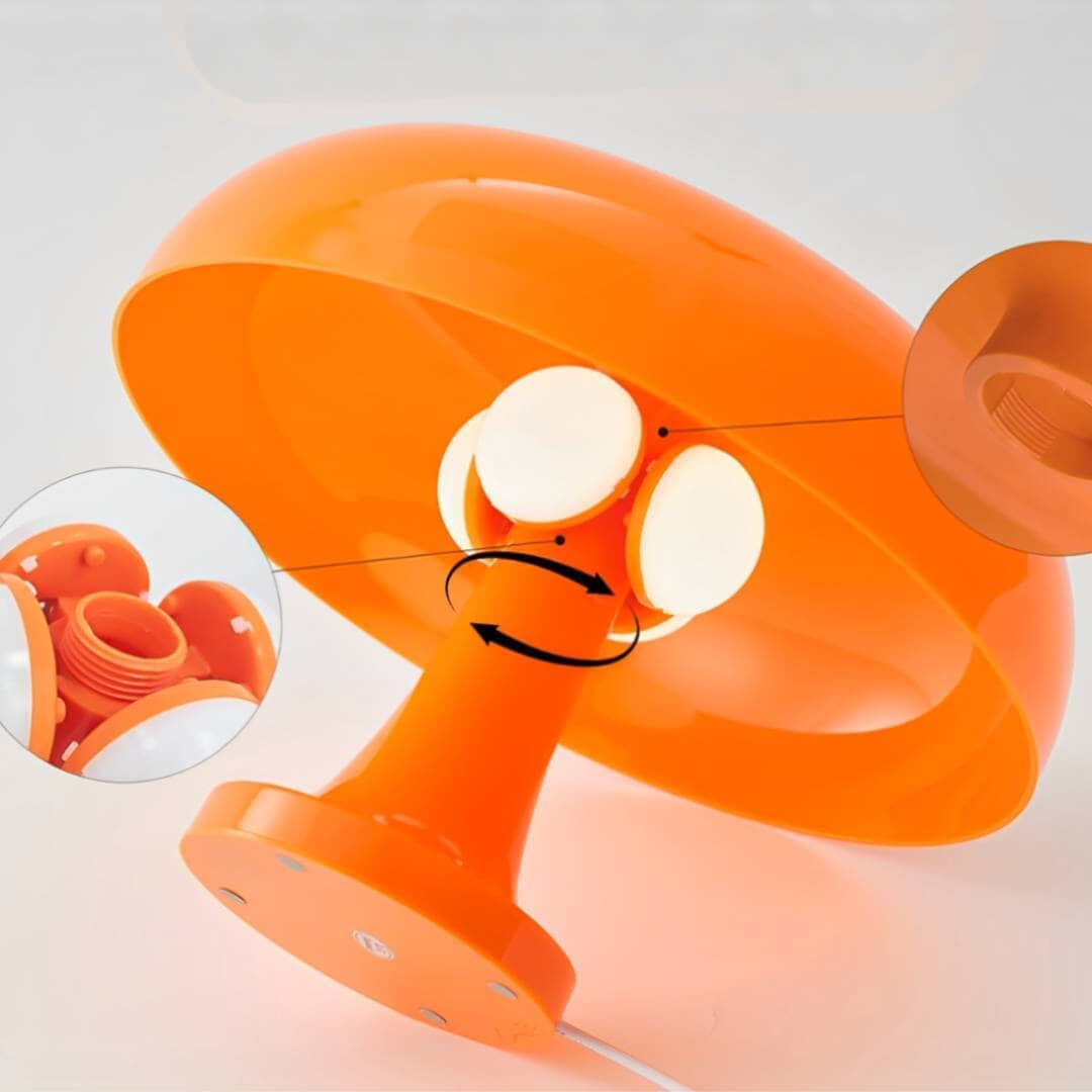 Luminária Abajur de Mesa Cogumelo Led com Níveis de Intensidade Abajur - 0065 Conceito 