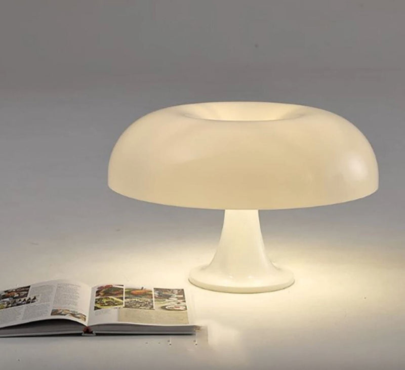 Luminária Abajur de Mesa Cogumelo Led com Níveis de Intensidade Abajur - 0065 Conceito Branco 