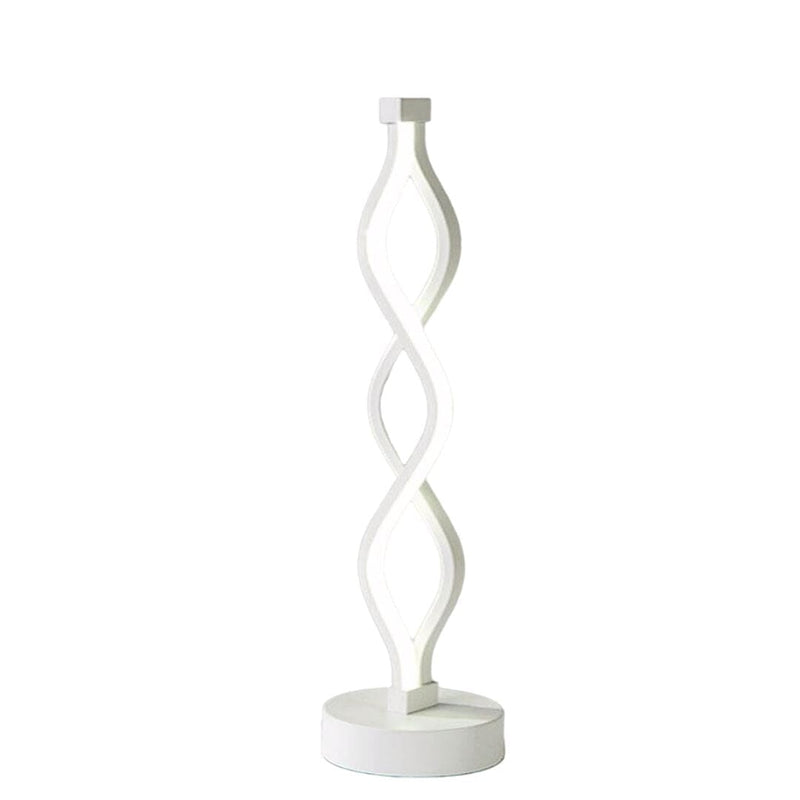 Luminária Abajur de Mesa Espiral Dupla Abajur - 0008 Conceito 