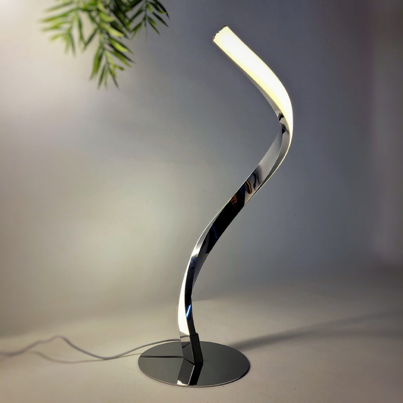 Luminária Abajur de Mesa Espiral Ivar II em Led Abajur - 0023 Conceito 