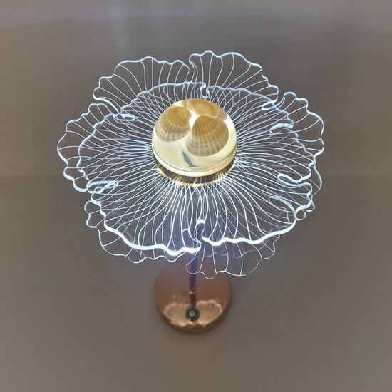 Luminária Abajur de Mesa Flower Abajur - 0006 Conceito 