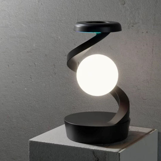 Luminária Abajur de Mesa Flying 3D Recarregamento Sem fio e RGB Abajur - 0042 Conceito 