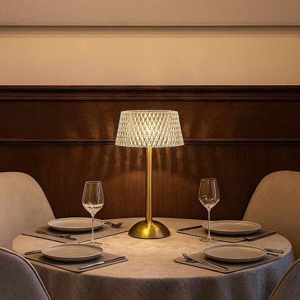 Luminária Abajur de Mesa Luzzo Touch Led USB Conceito 