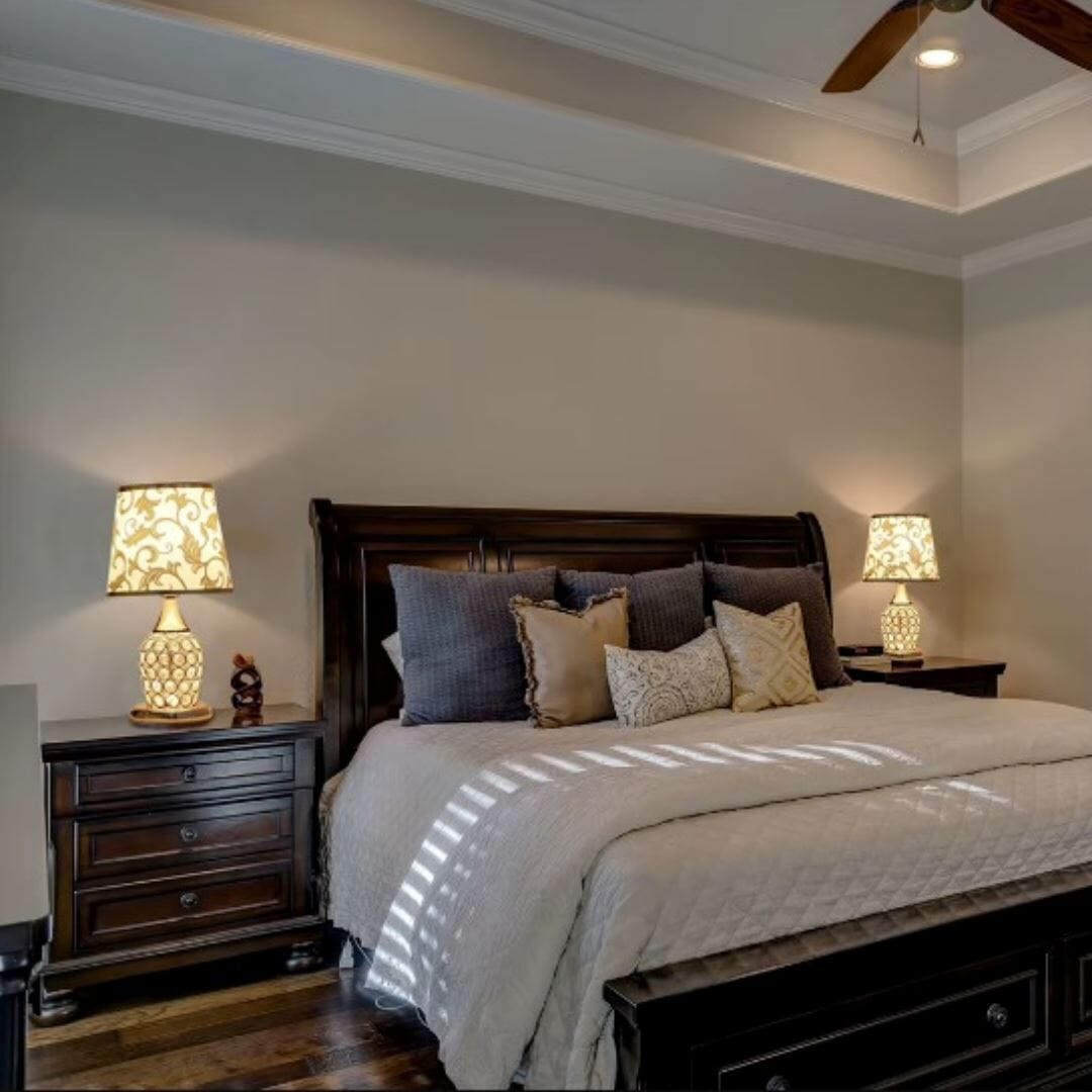 Luminária Abajur de Mesa Vintage Europeu Arabesco Abajur - 0057 Conceito 