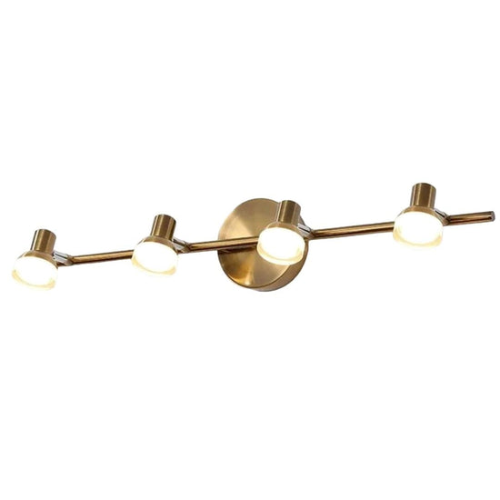 Luminária Arandela Articulada Trilho Montana (4 holofotes) Arandela 0038 Conceito 