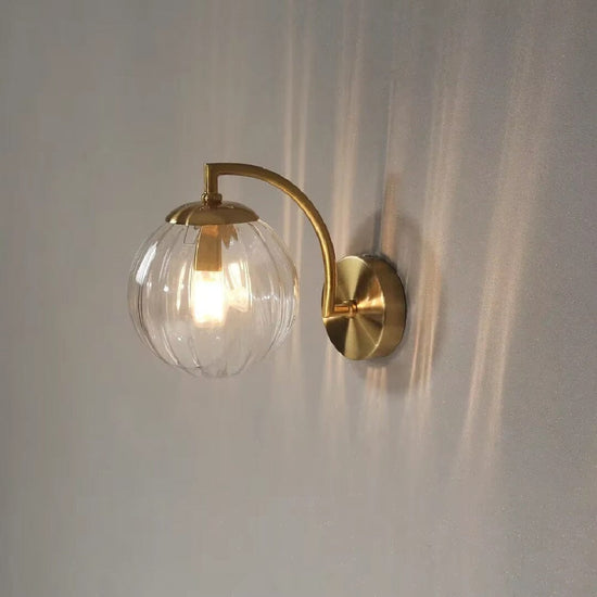 Luminária Arandela de Parede Elegance Orb Glass ### Conceito 
