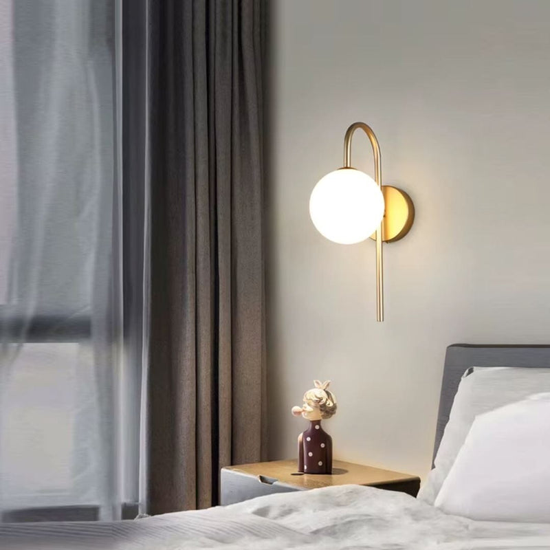 Luminária Arandela de Parede Esfera Slim Conceito 