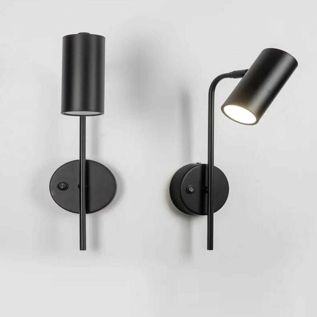 Luminária Arandela de Parede Lux Articulada 360° ### Conceito Preto 