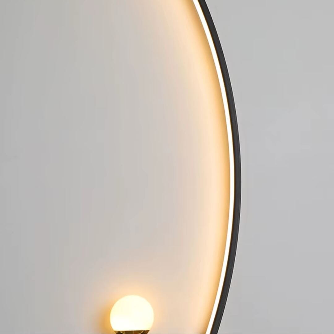 Luminária Arandela Minimalista de Parede Boat Led 55cm Arandela 0035 Conceito 