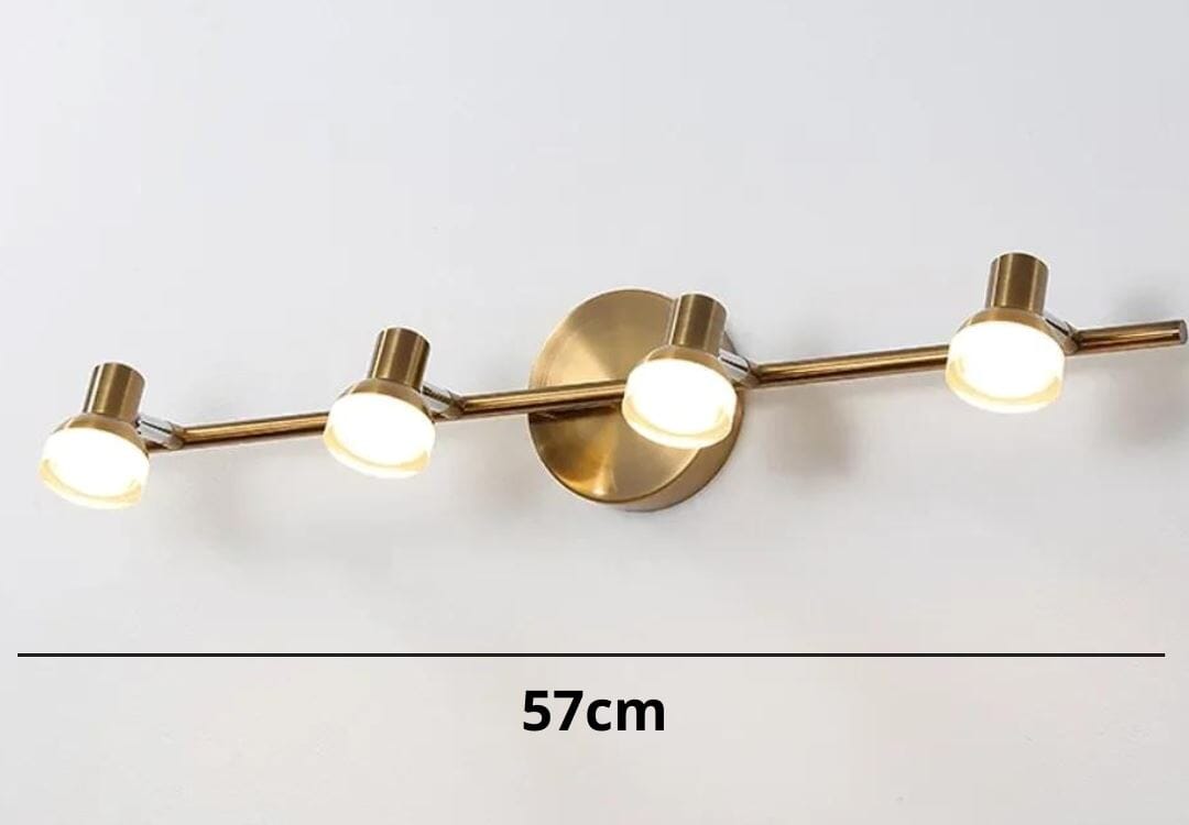 Luminária Articulada Trilho Montana (4 holofotes) Arandela 0038 Conceito 