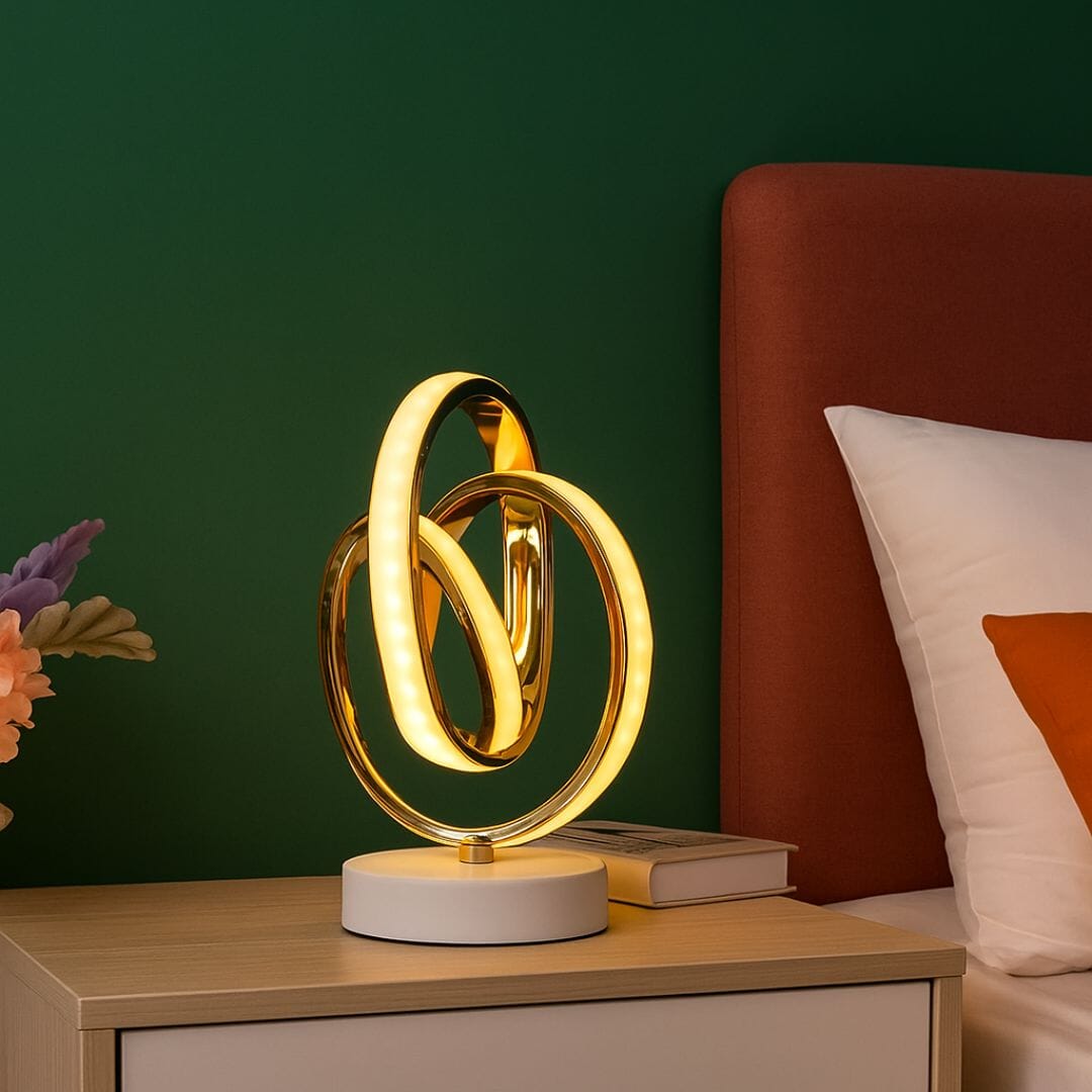 Luminária de Mesa Abajur de Led 3 Dobras Abajur - 0020 Conceito 