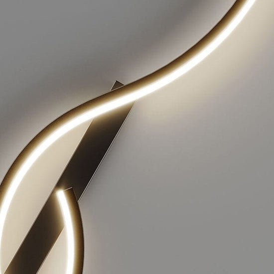 Luminária de Parede Onda Dupla luzes projeto-150 