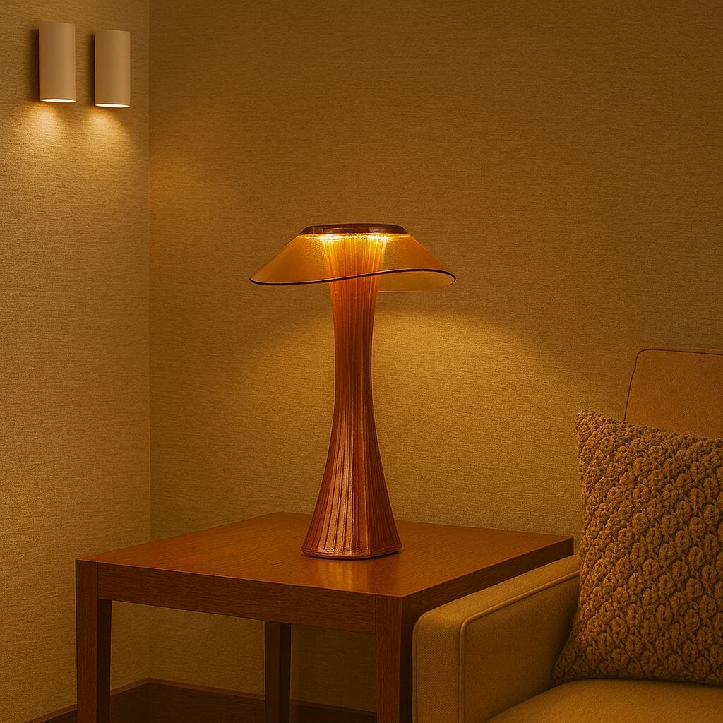 Luminária Móvel Touch de Mesa - Candeeiro e Abajur Desk Light Abajur - 0030 Conceito 