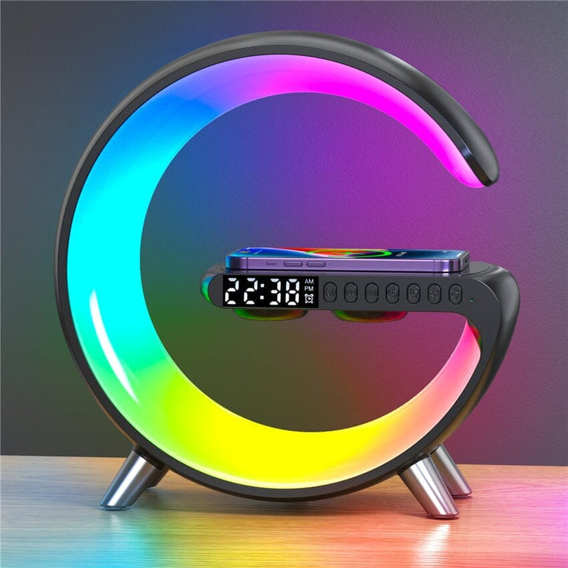 Luminária Multifuncional G-Speaker RGB luzes Conceito Preto 