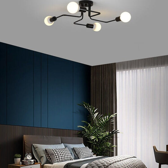 Lustre de Teto Spider (4, 6 e 8 Pontas) Conceito 4 Pontas 