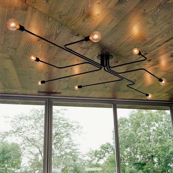 Lustre de Teto Spider (4, 6 e 8 Pontas) Conceito 