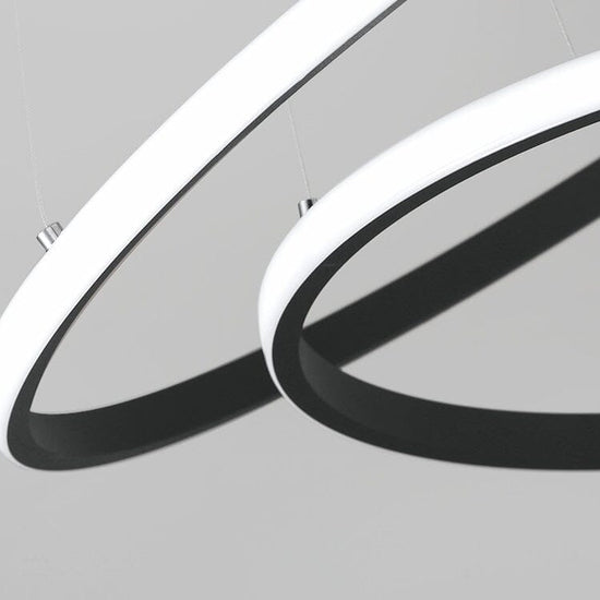 Lustre Pendente Circular Triplo em Led luzes projeto-150 