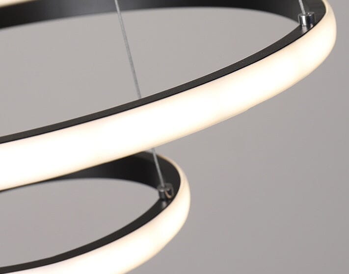 Lustre Pendente Circular Triplo em Led luzes projeto-150 