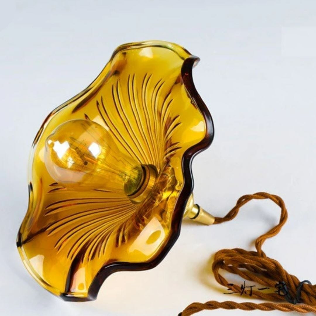 Lustre Pendente de Luxo Floral Vintage Retrô Pendente - 0044 YuDome 