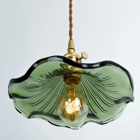 Lustre Pendente de Luxo Floral Vintage Retrô Pendente - 0044 YuDome 