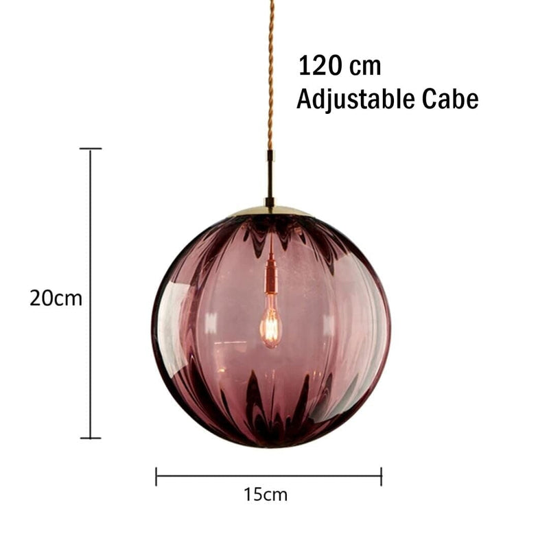 Bloom Glass Sphere Pendant Light