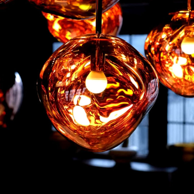 Lustre Pendente Luxuoso Lava Macaron Nórdico Lustre - 0013 Conceito 