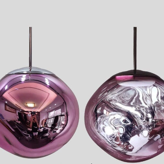 Lustre Pendente Luxuoso Lava Macaron Nórdico luzes Conceito Rosa Pink 15cm 