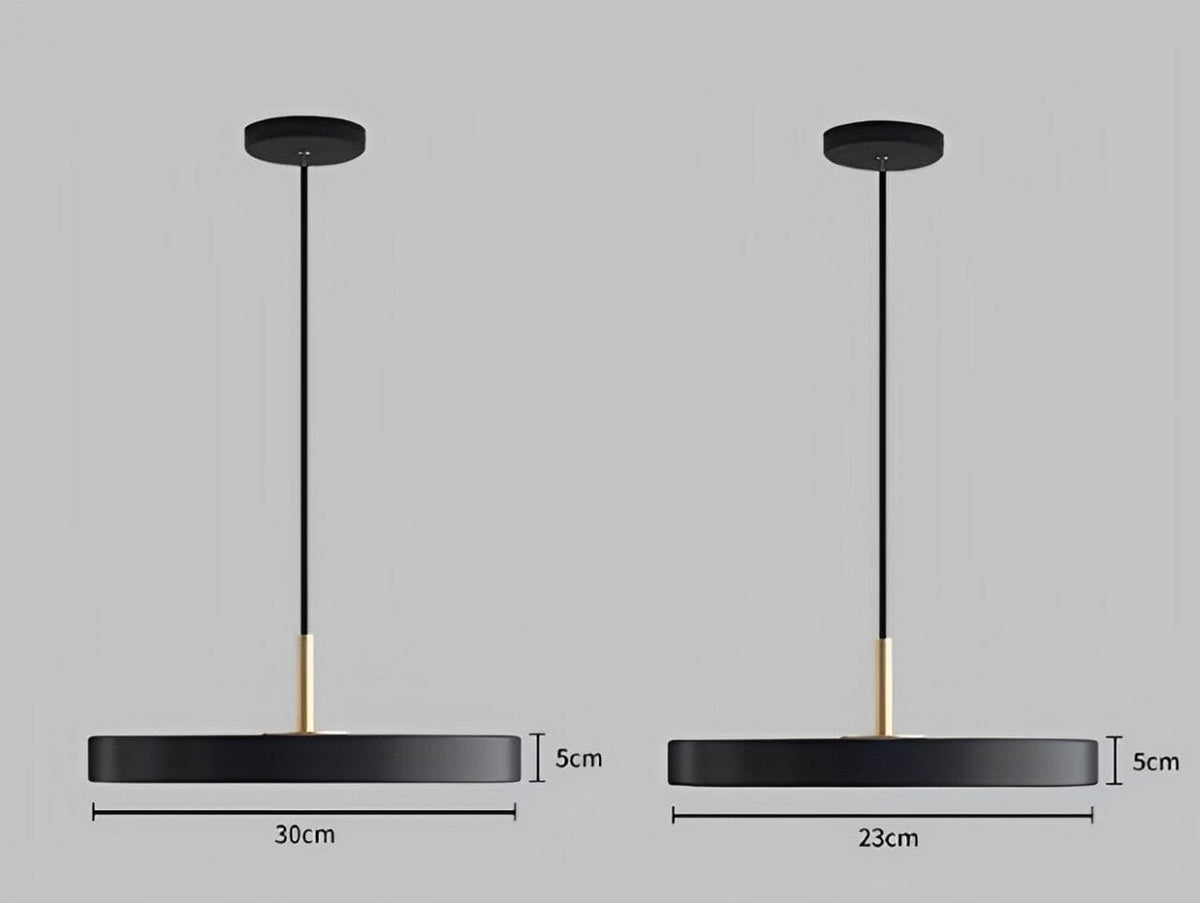 Nordic Minimalist Discus Pendant Light