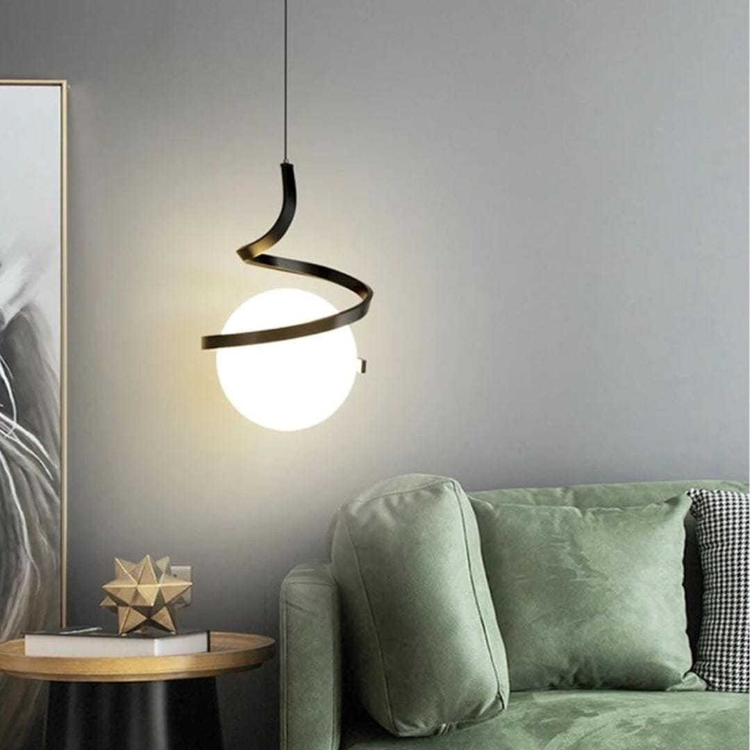 Orbit Spiral LED Pendant Light