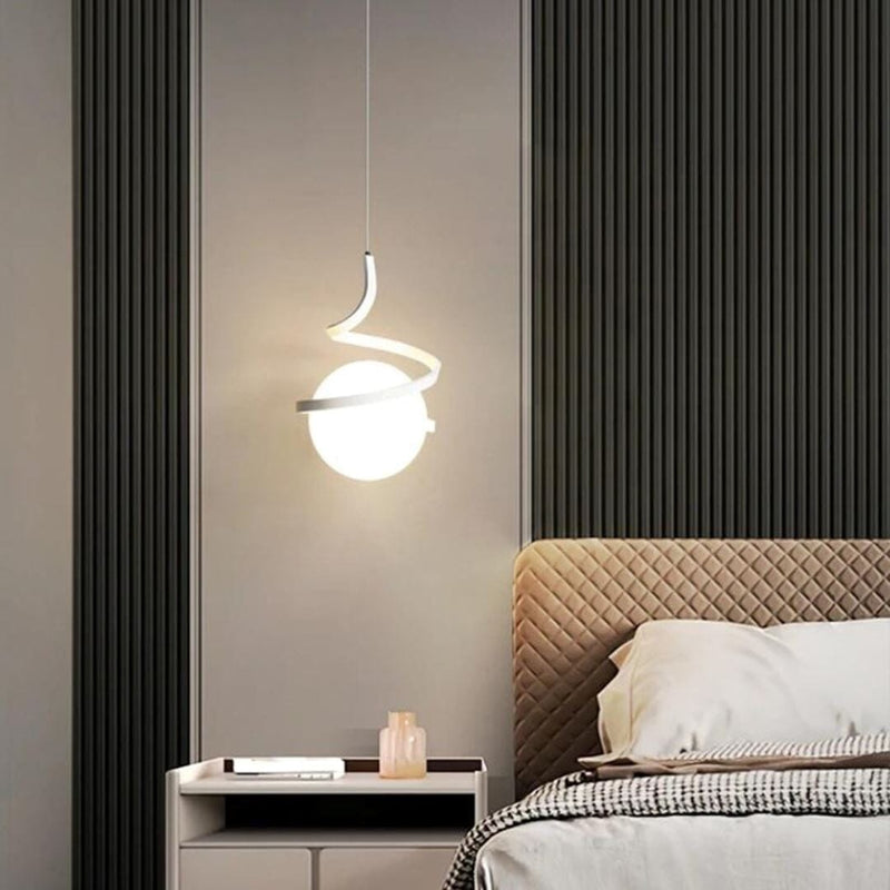 Orbit Spiral LED Pendant Light