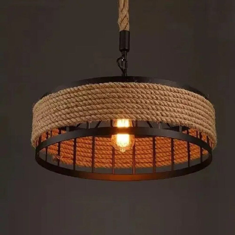 Nordic Rope Vintage Pendant Light