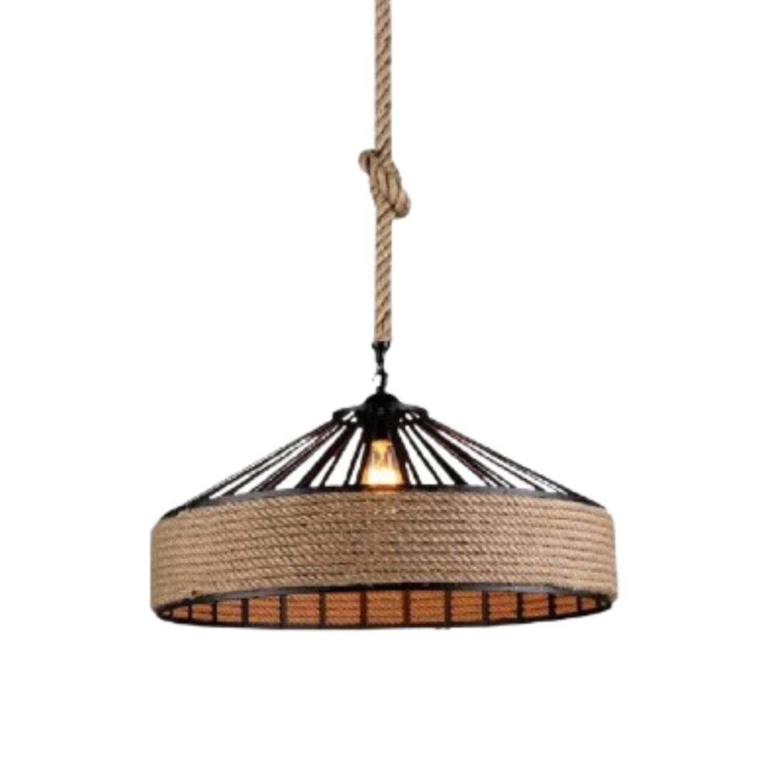 Lustre Pendente Rústico Nordic Rope Vintage #### Conceito 