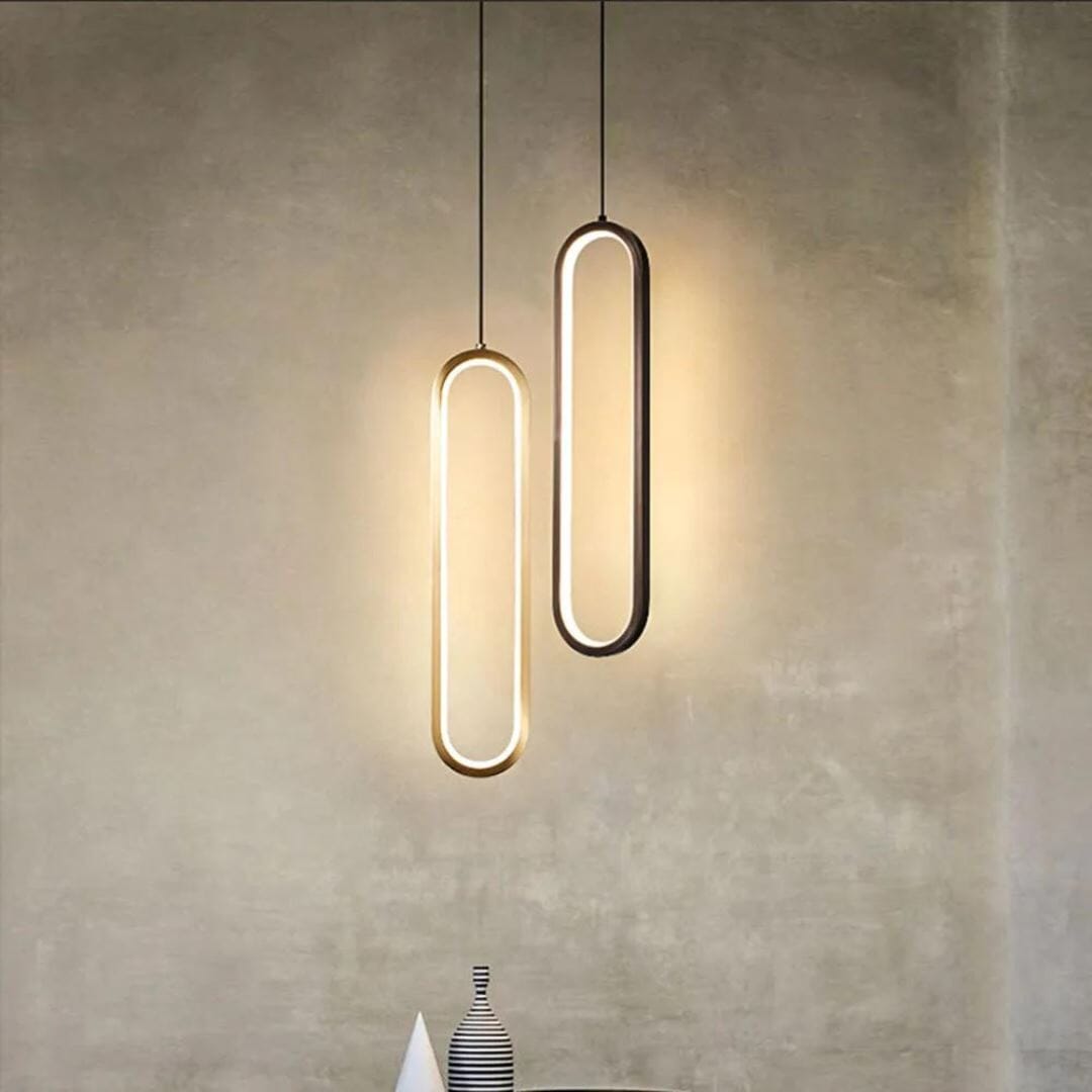 Space Line Oval LED Pendant Light