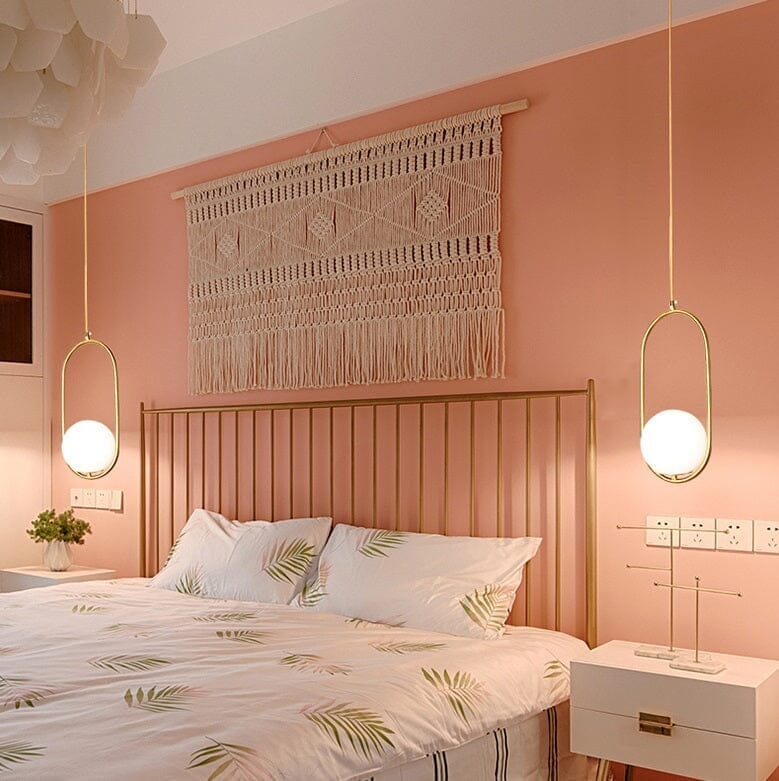 Sphere Line LED Pendant Light – Modern Minimalist Glass Design