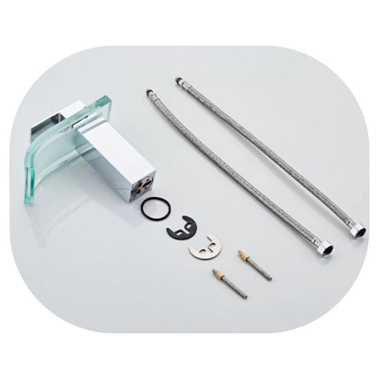 Torneira Luxuosa Riffle Glass - Monocomando para Lavabo Conceito 